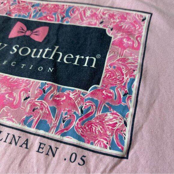 Simply Southern | "Mingo Patch" Pink Short Sleeve Graphic Tee | Size Extra Large - Picture 8 of 12